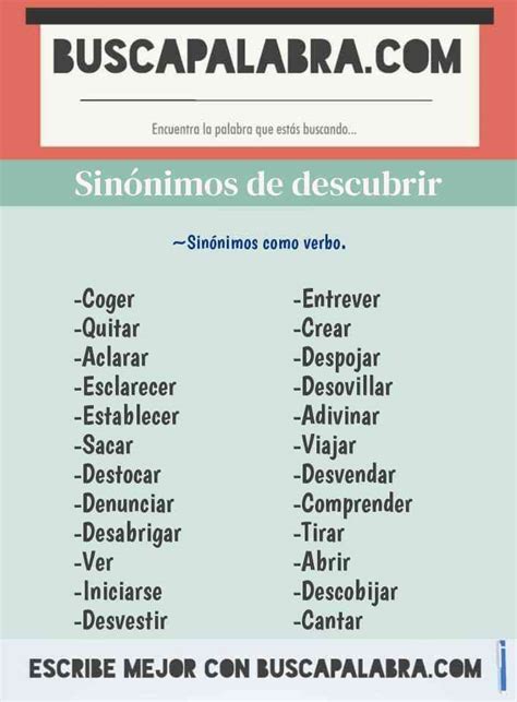 sinonimo de encontrar|sinónimos de descubrir.